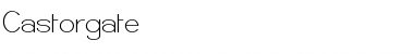 Download Castorgate Regular Font Title Preview