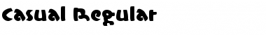 Download Casual Regular Font Title Preview