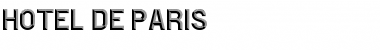 Download Hotel De Paris Regular Font Title Preview