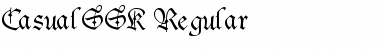 Download CasualSSK Regular Font Title Preview