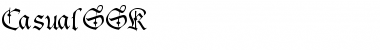 Download CasualSSK Regular Font Title Preview