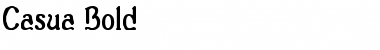 Download Casua_Bold Regular Font Title Preview