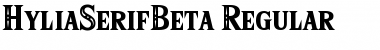 Download Hylia Serif Beta Regular Font