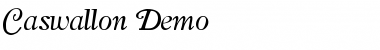 Download Caswallon Demo Regular Font Title Preview