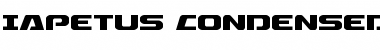 Download Iapetus Condensed Condensed Font