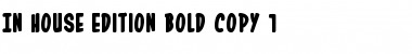 Download In-House Edition Bold Bold Font Title Preview