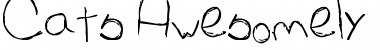Download Cat's Awesomely Awesome Font Regular Font Title Preview