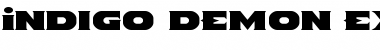 Download Indigo Demon Expanded Font