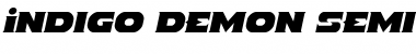 Download Indigo Demon Semi-Italic Font