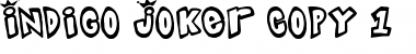 Download Indigo Joker Regular Font Title Preview