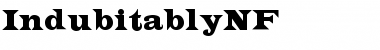 Download Indubitably NF Regular Font Title Preview