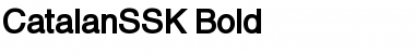 Download CatalanSSK Bold Font Title Preview