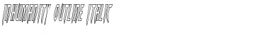 Download Inhumanity Outline Italic Outline Italic Font Title Preview