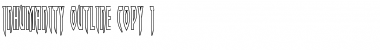 Download Inhumanity Outline Outline Font Title Preview