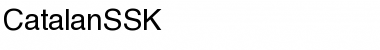 Download CatalanSSK Regular Font Title Preview