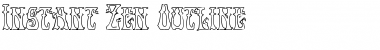 Download Instant Zen Outline Regular Font Title Preview