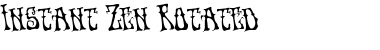 Download Instant Zen Rotated Regular Font Title Preview
