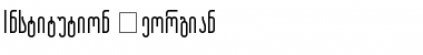 Download Institution Georgian Regular Font Title Preview