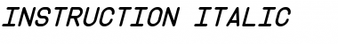 Download Instruction Italic Font Title Preview