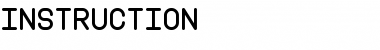 Download Instruction Regular Font Title Preview