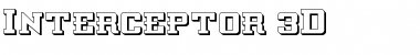 Download Interceptor 3D Regular Font Title Preview