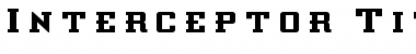 Download Interceptor Title Regular Font Title Preview