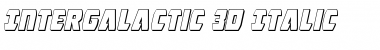 Download Intergalactic 3D Italic Italic Font Title Preview