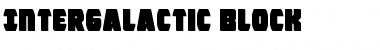 Download Intergalactic Block Regular Font Title Preview