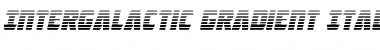 Download Intergalactic Gradient Italic Italic Font Title Preview