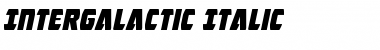Download Intergalactic Italic Italic Font Title Preview