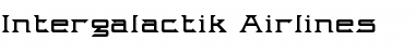 Download Intergalactik Airlines Regular Font Title Preview