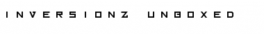 Download Inversionz Unboxed Regular Font Title Preview