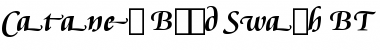 Download Cataneo Swash BT Bold Swash Font Title Preview