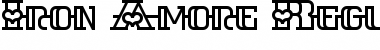 Download Iron Amore Regular Font Title Preview
