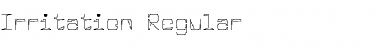 Download Irritation Regular Font Title Preview