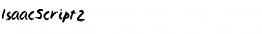 Download IsaacScript2 Medium Font Title Preview