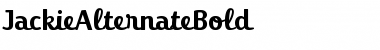 Download JackieAlternateBold Bold Font