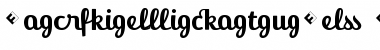 Download JackieLigaturesBold Bold Font