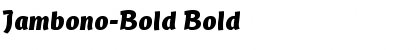 Download Jambono-Bold Bold Font Title Preview