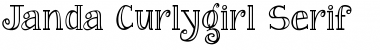 Download Janda Curlygirl Serif Font