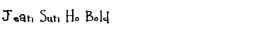 Download JeanSunHo Bold Font Title Preview