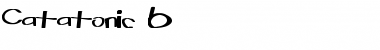 Download Catatonic 6 Bold Font Title Preview