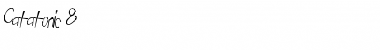 Download Catatonic 8 Italic Font Title Preview