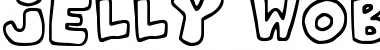 Download Jelly Wobblers Regular Font Title Preview