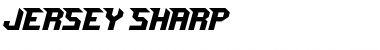 Download Jersey Sharp Regular Font Title Preview