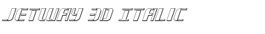 Download Jetway 3D Italic Font