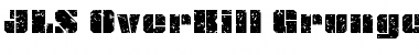 Download JLS OverKill Grunge Regular Font Title Preview