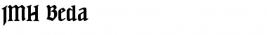 Download JMH Beda Regular Font Title Preview