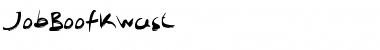 Download JobBoofKwast Medium Font Title Preview