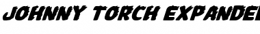 Download Johnny Torch Expanded Italic Expanded Italic Font Title Preview